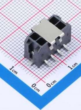 HC-MX3.0-2*4ALT-05 线对板针座 2x4P 间距:3mm 立贴 黑色 SMD,P=