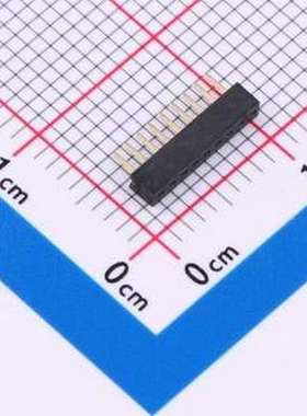 HX PM1.0-1x9P ZC 排母 间距：1.0mm 1*9P 直插排母 U型 插件,P=1
