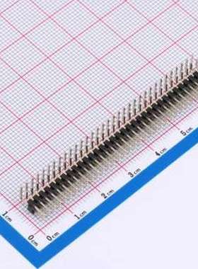 KH-2PH90-2X33P-L10.5 排针 2x33P 间距:2mm 弯插,P=2mm