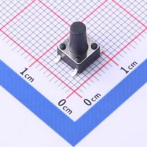 TS-KG02S-AT100F 轻触开关 6*6*10mm 立贴 轻触开关 SMD