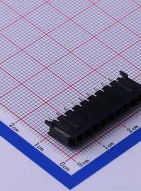C3030WV-F-09P 线对板针座 1x9P 间距:3mm 直插 黑色 插件,P=3mm