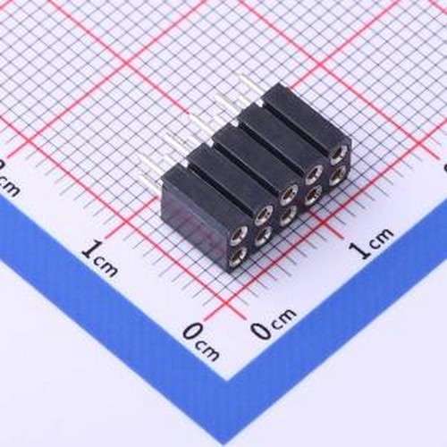 MF254V-12-10-1000-H70 排母 间距:2.54mm 2x5P 直插 插件,P=2.54