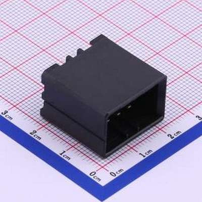 178323-2 线对板针座 2x3P 间距:3.81mm 直插 插件,P=3.81mm