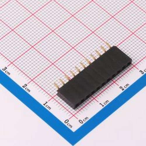 X6511FRS-11-C85D30 排母 间距:2.54mm 1x11P 卧贴 SMD,P=2.54mm,