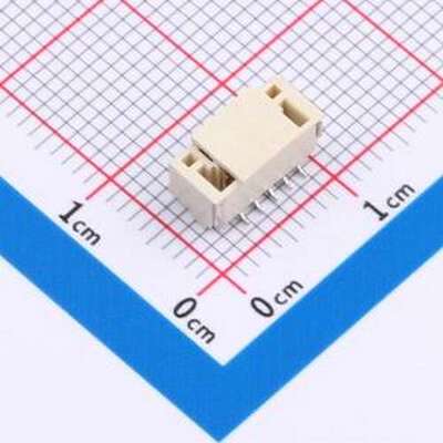 HCZZ0494-5 线对板针座 1x5P 间距:1.25mm 立贴 系列:GH 米色 SMD