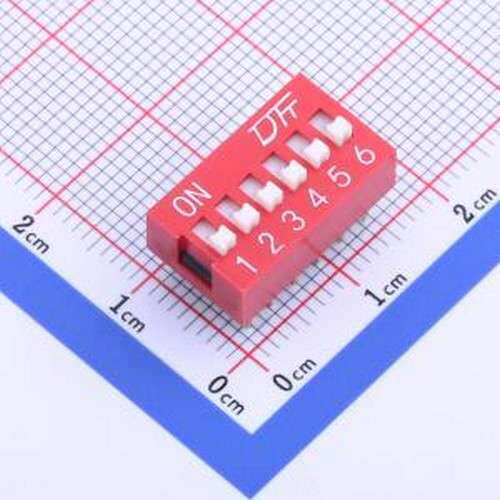 KF1001-06P-R0-GL-DFT-01B 拨码开关 拨码开关 插件