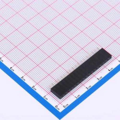 DW254R-11-18-85 排母 1x18P 间距:2.54mm 直插 插件,P=2.54mm