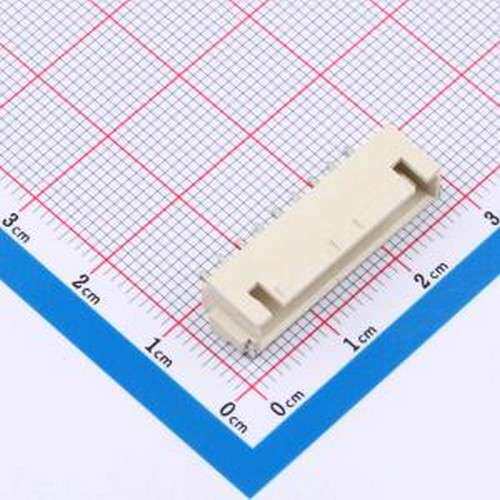 WF-1F254B9P 线对板针座 间距2.54mm 带扣 卧贴 1x9P SMD,P=2.5mm