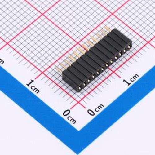PM127V-11-12-H46 排母 间距:1.27mm 1x12P 直插 插件,P=1.27mm