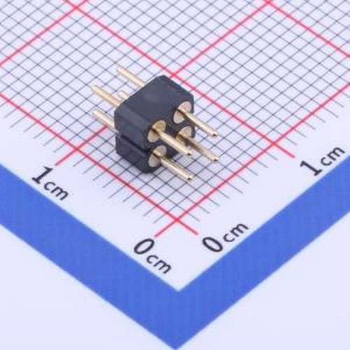 X5521WV-2X02-C35D35-1000 排针 2x2P 间距:2.54mm 方针 插件,P=2