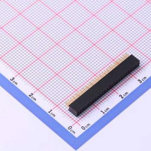 X1321FV-2x26-C43D24 排母 间距:1.27mm 2x26P 直插 插件,P=1.27m