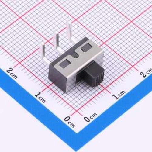 SS12D10G4-WJ 滑动开关 两档卧式插件 3脚拨动开关弯插 柄长4.0mm