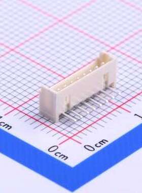 W-1251R08P-0200 线对板针座 间距:1.25mm 1x8P 弯插,P=1.25mm