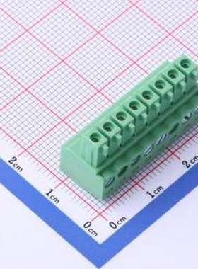 MC-RA3.5H08C-0001 插拔式接线端子 3.5mm 1x8P 排数:1 每排P数:8