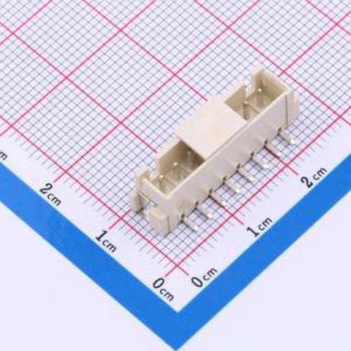 L254XHB-08PS 线对板针座 1x8P 间距:2.54mm 立贴 SMD,P=2.5mm
