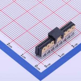 1mm PIN 50P 224513 插件 间距 母 P=1mm 板对板与背板连接器