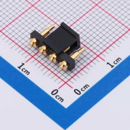 YZ29615075P-04030-04 Pogo Pin弹簧探针连接器 4pin插件弹簧顶针