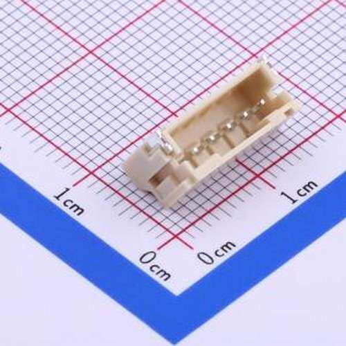 HX20007-5AWB 线对板针座 系列:PH 间距:2mm 1x5P 卧贴 SMD,P=2mm