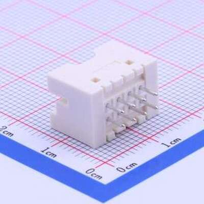 B08B-XADSS-N(LF)(SN) 线对板针座 2x4P 间距:2.5mm 直插 系列:XA