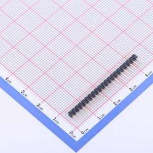 排针 1x21P 插件 21I P=2mm 方针 C40D28 2mm X4611WV 间距