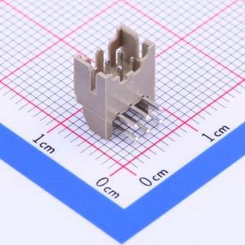A2006WR-2x3P 线对板针座 系列:PH 间距:2mm 2x3P 弯插,P=2mm