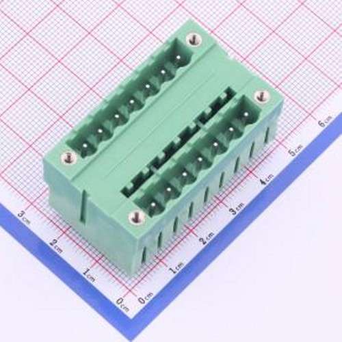 KF2EDGVHM-5.0-2*7P 插拔式接线端子 螺丝固定 5mm 插件,P=5mm