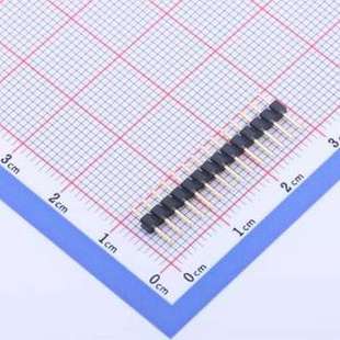 排针 1x14P 插件 14I P=2mm 方针 C40D28 2mm X4611WV 间距