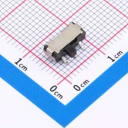 HX MST-22D18G2-WT 滑动开关 两档卧式贴片 6脚拨动 柄长2MM SMD,