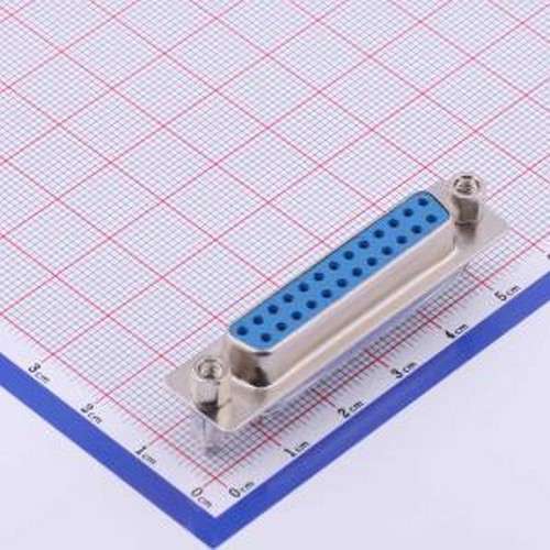 DS1034-25FUNSI44 D-Sub/VGA连接器 D-Sub 母 P数:25P 蓝色 插件