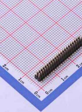 X1321WVS-2x23J-C40D53 排针 2x23P 间距:1.27mm 方针 SMD,P=1.27