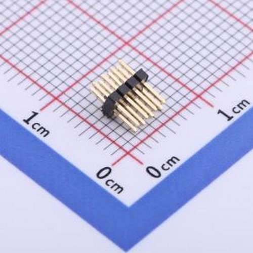 X1321WV-2x04J-C30D23 排针 2x4P 间距:1.27mm 方针 插件,P=1.27m