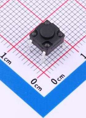 TS017-CBY1EH4.3 轻触开关 6*6*4.3mm 直插 180GF 防水IP67 轻触