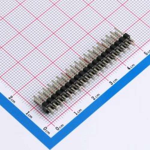 PZ254V-12-38P 排针 排针2.54mm间距 双排 2x19P 直插 方针 插件,