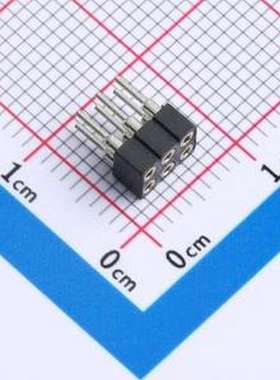 XDM200C-2-03-Z-2.8-G0 排母 2x3P 间距:2mm 直插 插件,P=2mm