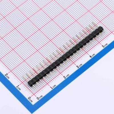 DS1021-1x22SF11-B 排针 1x22P 间距:2.54mm 直插 插件,P=2.54mm