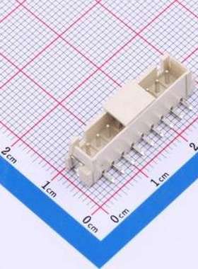 L254XHB-09PS 线对板针座 1x9P 间距:2.54mm 立贴 SMD,P=2.5mm