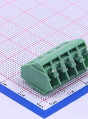 DB103-5.0-5P-GN-S 螺钉式接线端子 5mm 1x5P 排数:1 每排P数:5