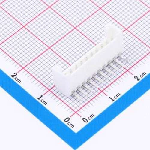 XY-HY2.0-10A21 线对板针座 1x10P 间距:2mm 弯插 弯插,P=2mm