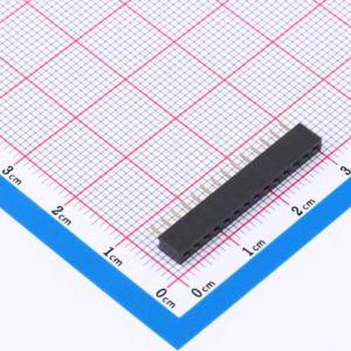 DS1026-01-1x14S8BV 排母 1x14P 间距:2mm 直插 插件,P=2mm