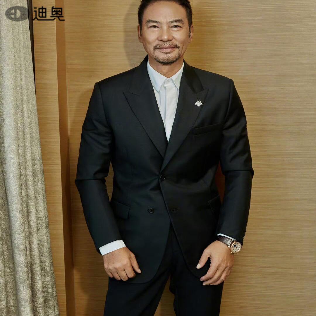 eddadior迪奥男装春秋新款羊毛西服套装单排扣小蜜蜂西装单西外套