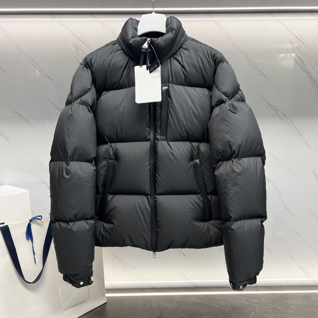 高版本MO蒙家新款BESBRE男短款商务宽松鸭绒羽绒服男女款保暖羽绒