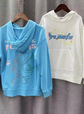 0011春秋季螺纹内里 中性连帽卫衣155.16.165码