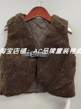 7741 秋冬季玫瑰花加棉马甲100.12.13（偏小一码）