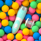 樱舒婴儿自动吸发理发器超静音宝宝剃头发新初生儿童充电推子神器