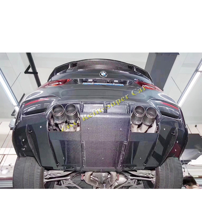 适用宝马m4改装后唇扰流板