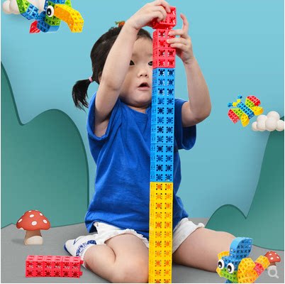 儿童玩具品果大颗粒缤纷积木3D六面拼装益智拼插探索者嘟嘟来了