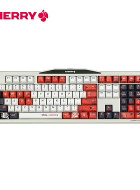 Cherry樱桃G80-3850 MX3.0 白色限定版游戏电竞机械键盘FPS台式