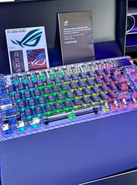 现货华硕玩家国度ROG夜魔Extreme SE联名限定机械键盘无线/蓝牙