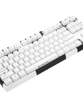 凯酷 keycool 奶牛 波比 87 机械键盘 樱桃轴 PLU 87 粉色 HPE 87