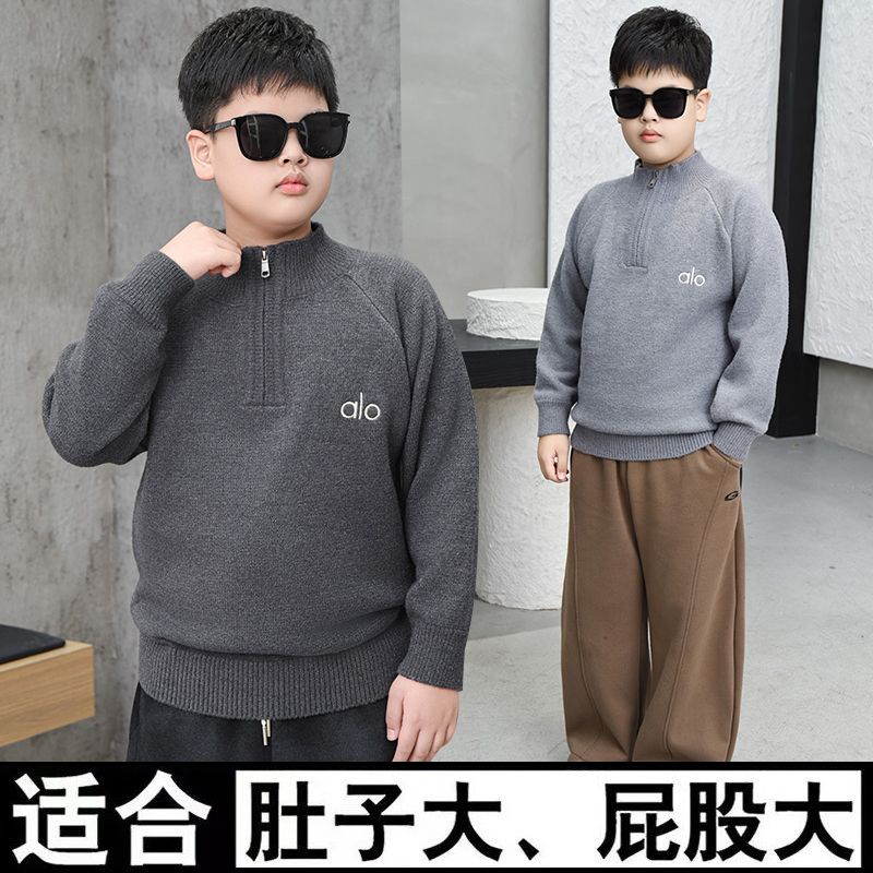 胖男童毛衣2025新款冬季